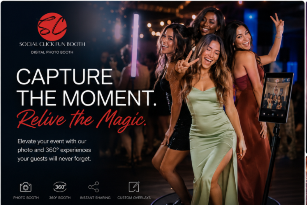 Corporate event photo booth